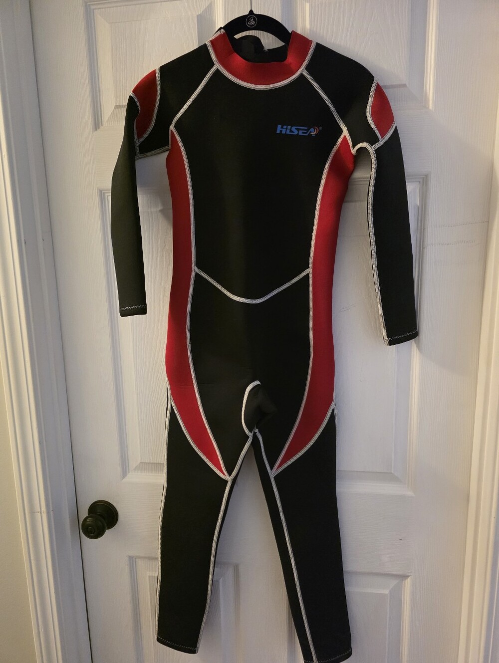 HiSea Kids Scuba Donkey Neoprene Wetsuit Black/Red